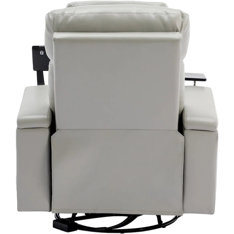 Fauteuil inclinable motorisé de cinéma maison multifonctionnel pivotant à 270°