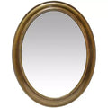 Infinity Instruments 30" Sonore Oval Wall Mirror Antique Gold : Beaded Resin Frame, No Assembly Required