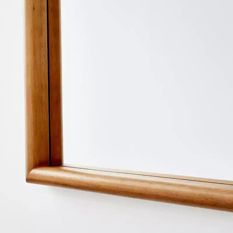 24" x 34" Wood Arch Decorative Wall Mirror Natural - Threshold™ designed with Studio McGee: Stained Finish, No Assembly Required