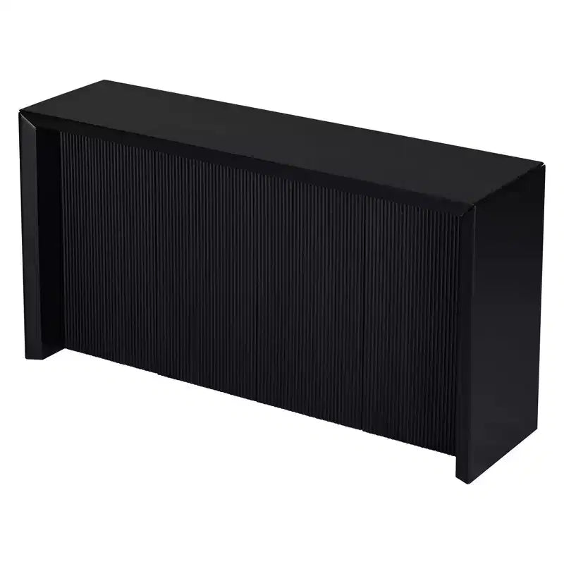 Minimalist Entryway Table with Unique Wavy Design, 59.7-Inch Modern Console Table for Living Room, Hallway, Foyer, Entrance and Bedroom