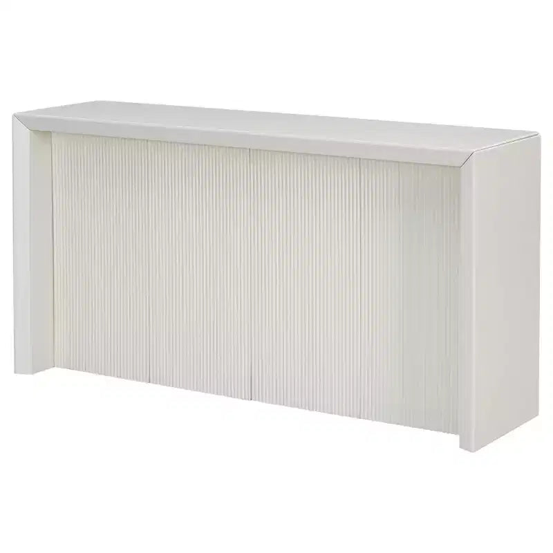 Minimalist Entryway Table with Unique Wavy Design, 59.7-Inch Modern Console Table for Living Room, Hallway, Foyer, Entrance and Bedroom