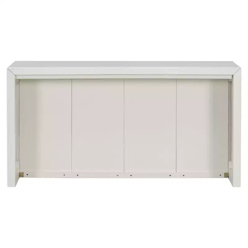 Minimalist Entryway Table with Unique Wavy Design, 59.7-Inch Modern Console Table for Living Room, Hallway, Foyer, Entrance and Bedroom