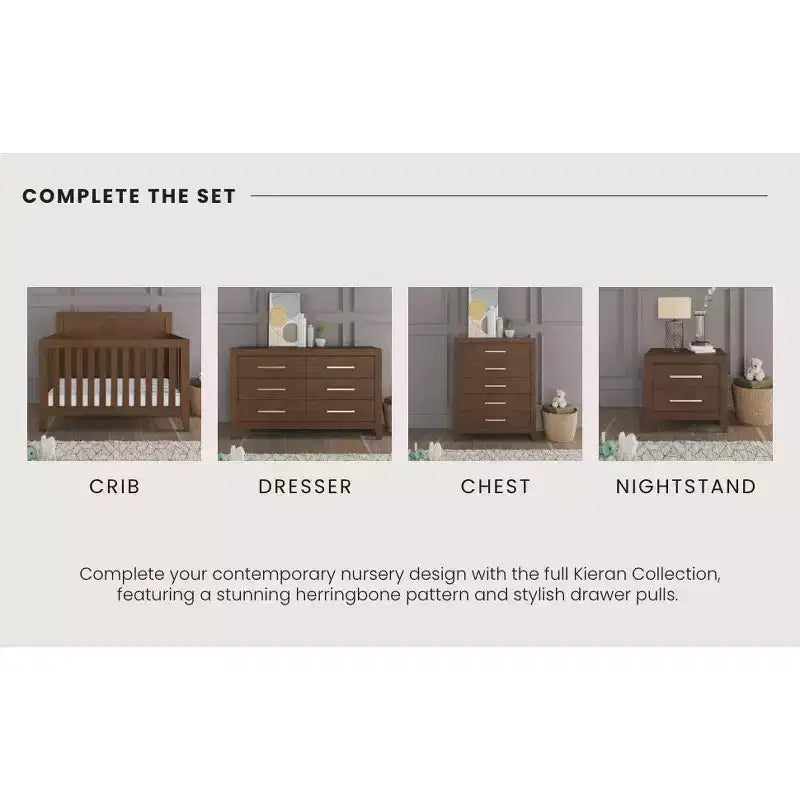 Child Craft 6-Drawer Kieran Dresser for Nursery or Bedroom, Plenty of Storage, Anti-Tip Kit Included to Prevent Tipping, Non-Toxic, Baby Safe Finish