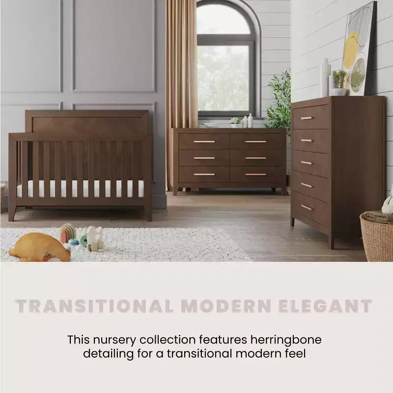 Child Craft 6-Drawer Kieran Dresser for Nursery or Bedroom, Plenty of Storage, Anti-Tip Kit Included to Prevent Tipping, Non-Toxic, Baby Safe Finish