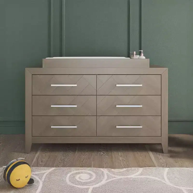 Child Craft 6-Drawer Kieran Dresser for Nursery or Bedroom, Plenty of Storage, Anti-Tip Kit Included to Prevent Tipping, Non-Toxic, Baby Safe Finish