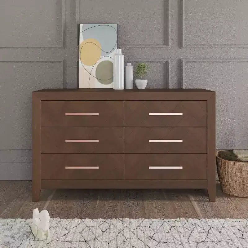 Child Craft 6-Drawer Kieran Dresser for Nursery or Bedroom, Plenty of Storage, Anti-Tip Kit Included to Prevent Tipping, Non-Toxic, Baby Safe Finish