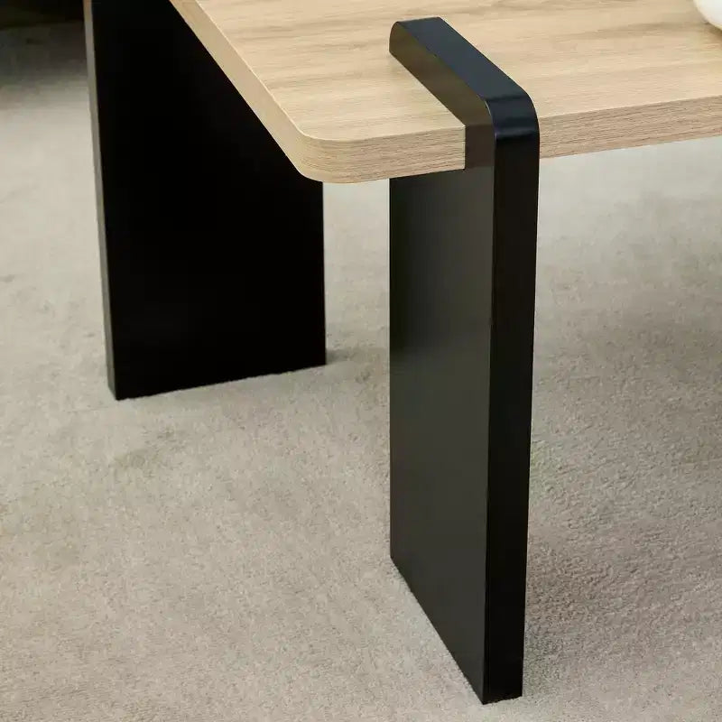 MAYEERTY Modern Coffee Table with Tenon-Mortise Structure for Small Living Room, Apartment