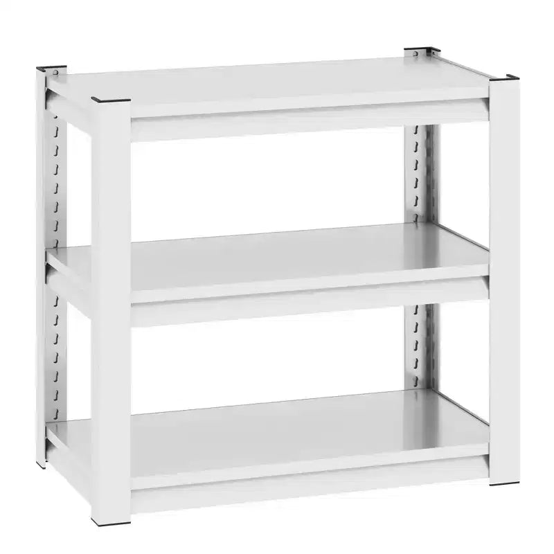 VIYET 31 3-Tier Adjustable Fish Tank Stand - 400lbs Heavy-Duty Metal Aquarium Stand for 20-30 Gallon, Antique White with Floor Pads