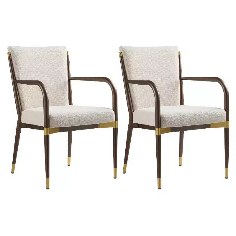 Christopher Knight Home Viola Modern Upholstered Dining Arm Chairs (Set of 2)