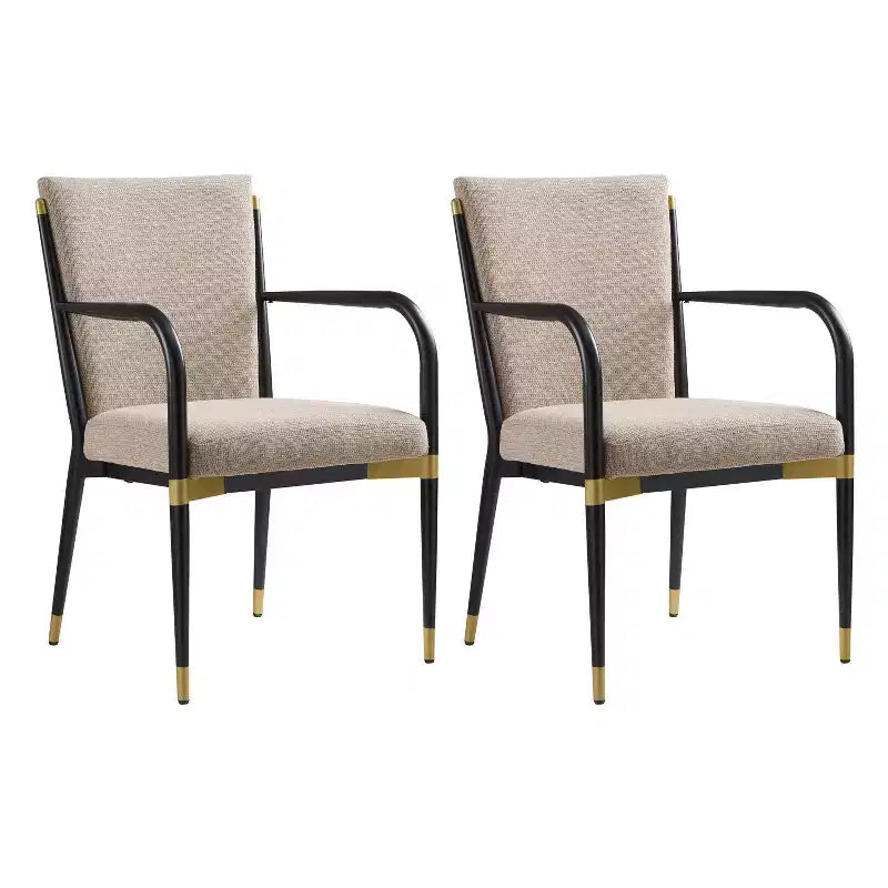 Christopher Knight Home Viola Modern Upholstered Dining Arm Chairs (Set of 2)