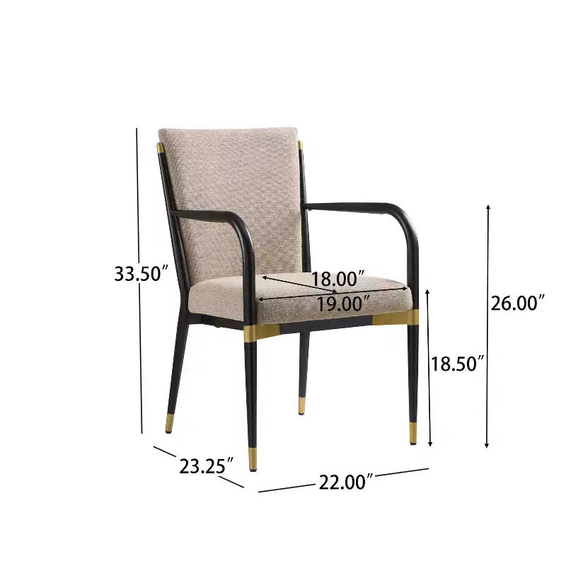 Christopher Knight Home Viola Modern Upholstered Dining Arm Chairs (Set of 2)