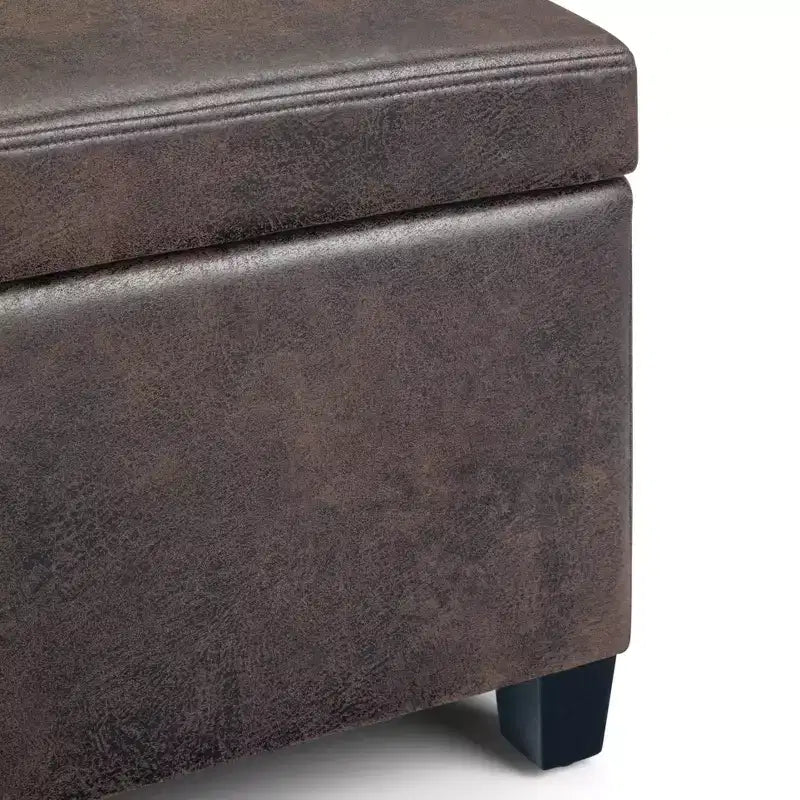 Okak 48IN Wide Storage Ottoman with Padding Seat, End Of Bed Storage Bench with Ample Storage, Ottoman Foot Rest for Living Room