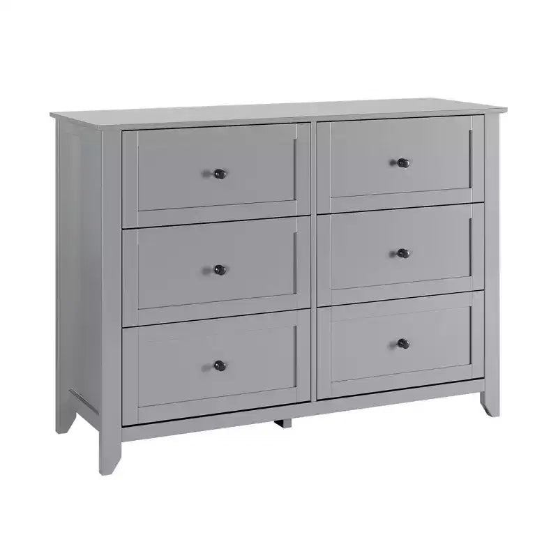 GustoWave 6 Drawer Dresser, 54 Wide Modern Storage Chest for Bedroom, Deep Drawers Organizer for Clothes, Living Room, Hallway
