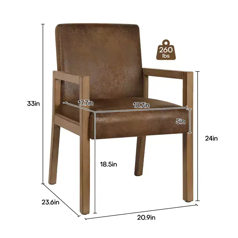 Bekrvio Mid-century Accent Chair Reading Armchair with Rubberwood Frame for Living Room, Bedroom