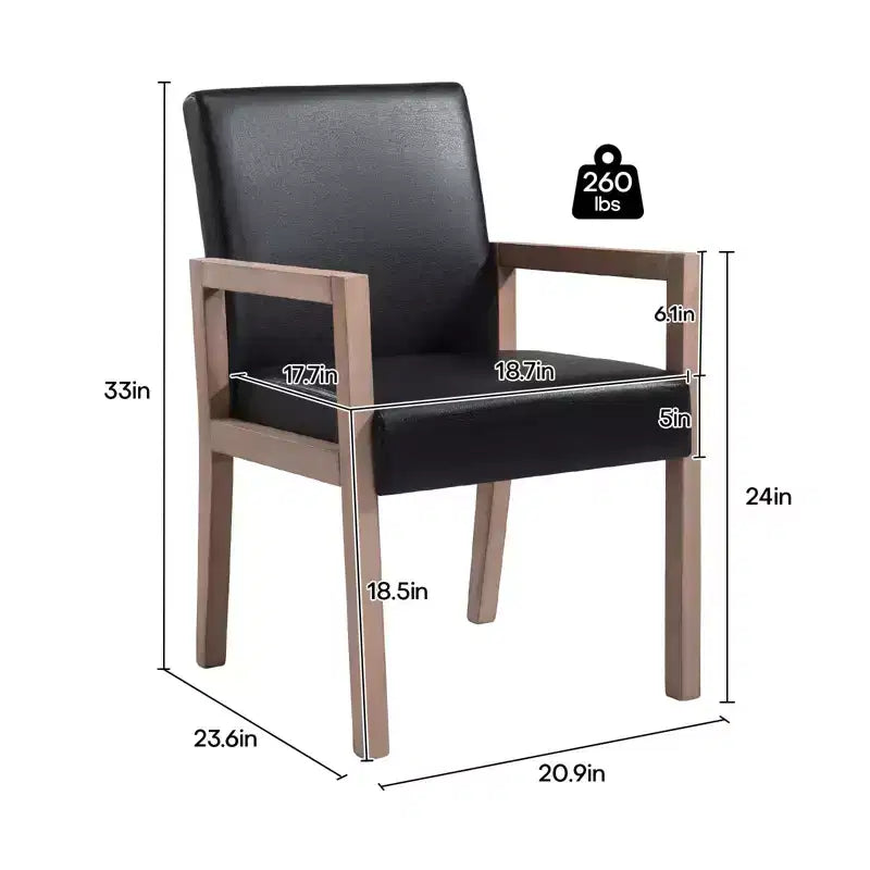 Bekrvio Mid-century Accent Chair Reading Armchair with Rubberwood Frame for Living Room, Bedroom