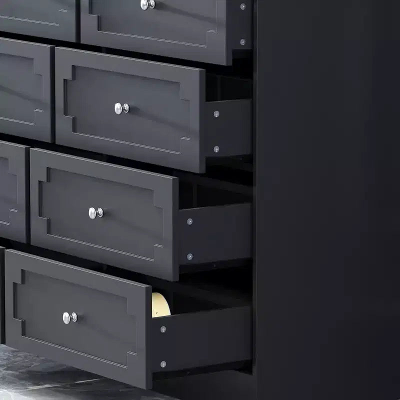 Famapy 12 - Drawer Large Dresser Storage Cabinet Chest of Drawers: Large - Capacity Organizer for Multi - Room Storage & Decor