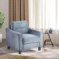 Sectional Couches Sofas with Button Tuft Modern Armchairs Upholstered Couch for Living Room Bedroom Office Small Space
