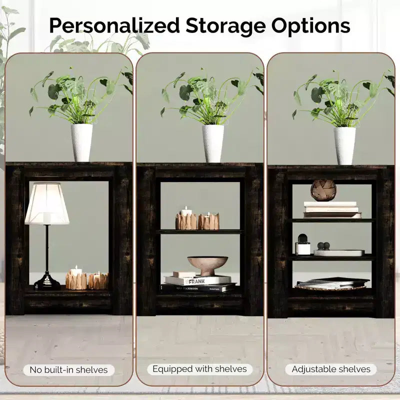 VINGLI TV Stands & Entertainment Centers For Tvs Up To 70'' Farmhouse with 18'' Fireplace