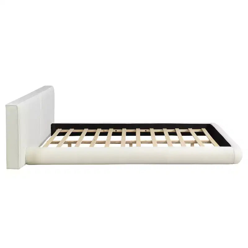 Christopher Knight Home Gabrielle Modern Upholstered Platform Bed with Oversized Headboard