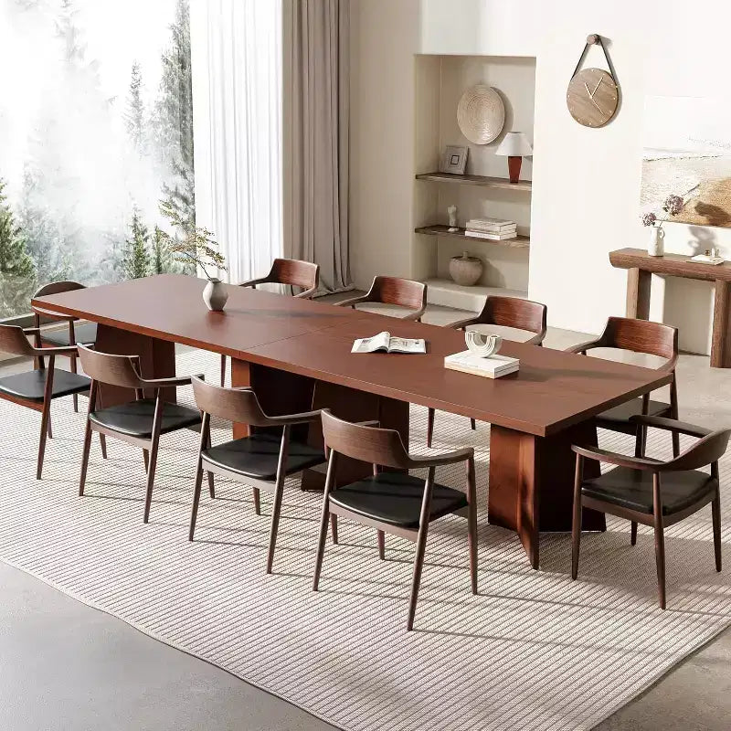 Dining Table for 4-6, 63 Inch Farmhouse Kitchen Table with Large Tabletop, Rectangular Dinner Eating Table for Dining Room, Kitchen, Office