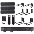 Tool Organizer, Garage Organizer  48 13 Pcs Heavy-Duty Wall Mount Garden Tool Storage with 8 Adjustable Hooks & 2 Straps