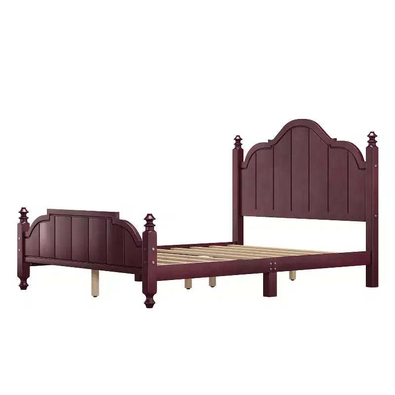 GDFStudio Matilda Vintage Wooden Bed Frame