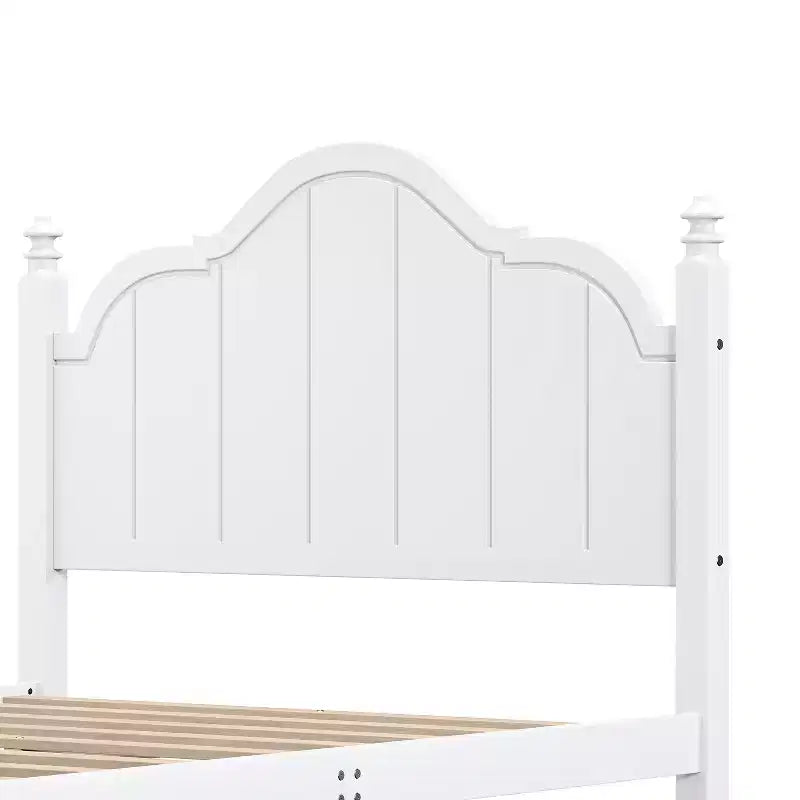 GDFStudio Matilda Vintage Wooden Bed Frame