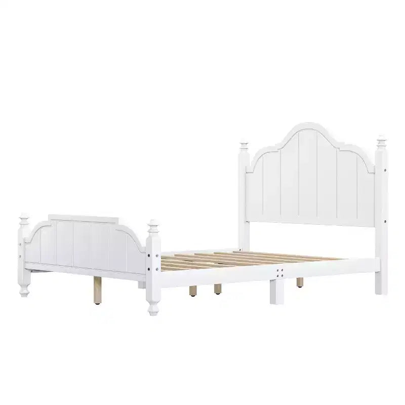 GDFStudio Matilda Vintage Wooden Bed Frame