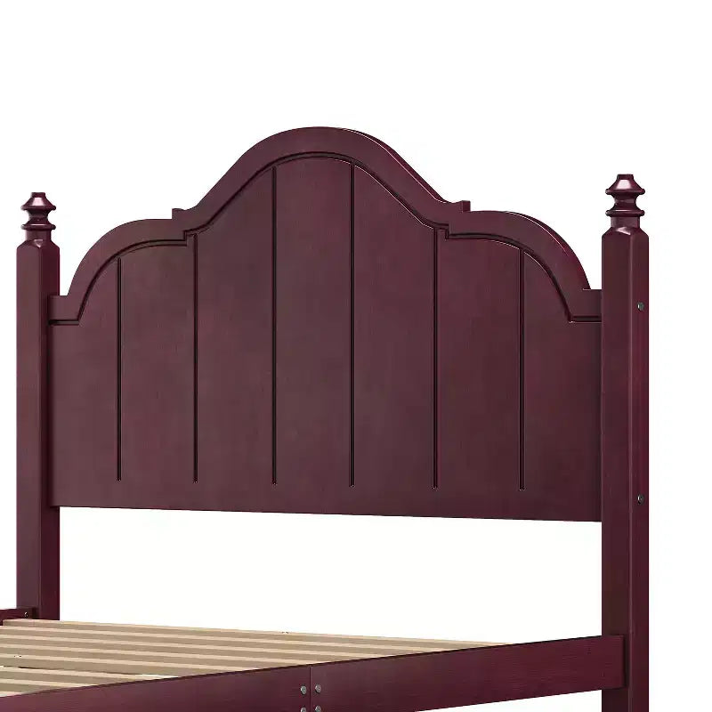 GDFStudio Matilda Vintage Wooden Bed Frame