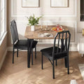 Dining Table Set for 2, Kitchen Table Set of 2 with Upholstered Cushion Chairs, Dining Room Table Set with Kitchen Chairs