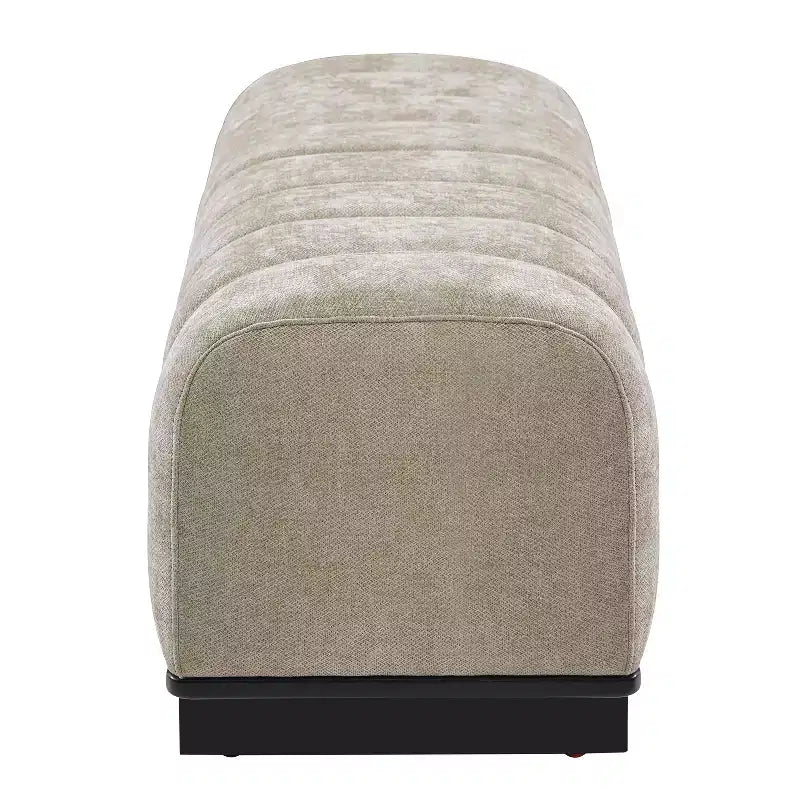 Christopher Knight Home Yayoi Modern Wooden Upholstered Dining Bench with Rubberwood Legs