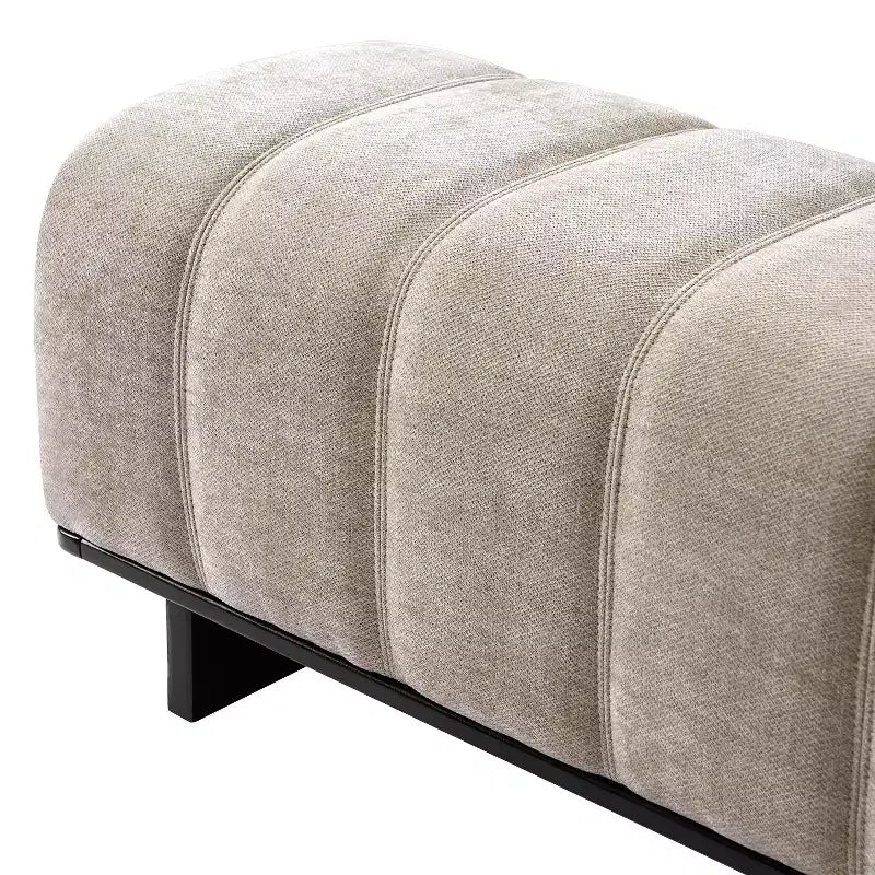 Christopher Knight Home Yayoi Modern Wooden Upholstered Dining Bench with Rubberwood Legs