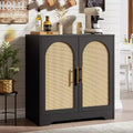 COZONY 30 Rattan Sideboard Buffet Cabinet, Modern Console Table for Living Room, Kitchen, Hallway, Dining Room, Entryway