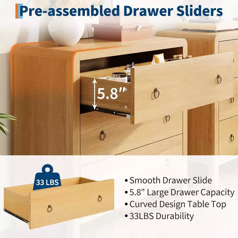 3 Drawer Dresser for Bedroom, Chest of Drawers, Closet Dresser Storage Cabinet Organizer for Bedroom, Living Room, Hallway
