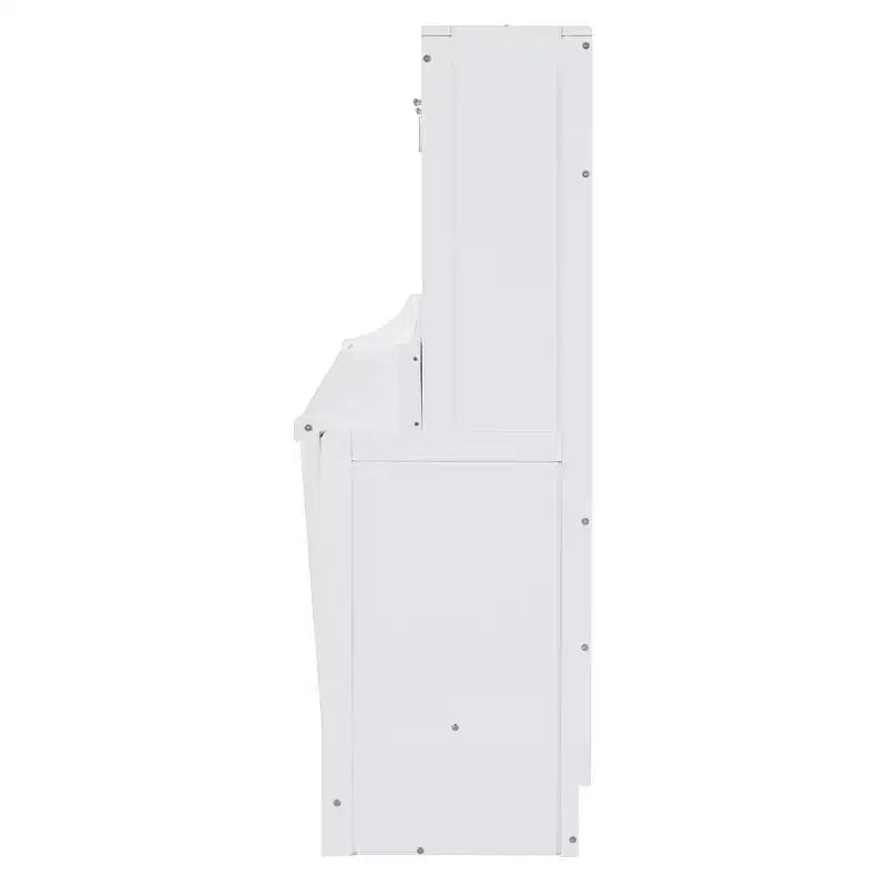 Luxystar Queen Size Modern Murphy Bed with Hydraulic Lift and Desk
