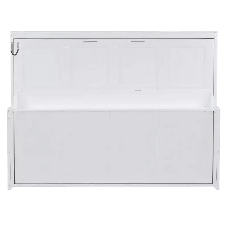Luxystar Queen Size Modern Murphy Bed with Hydraulic Lift and Desk