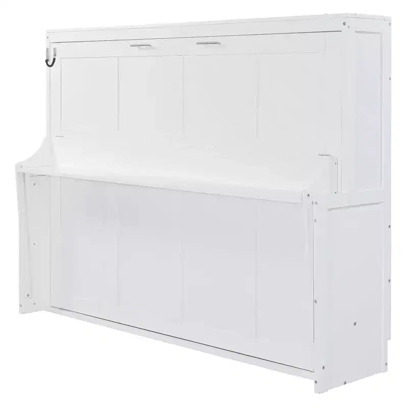 Luxystar Queen Size Modern Murphy Bed with Hydraulic Lift and Desk