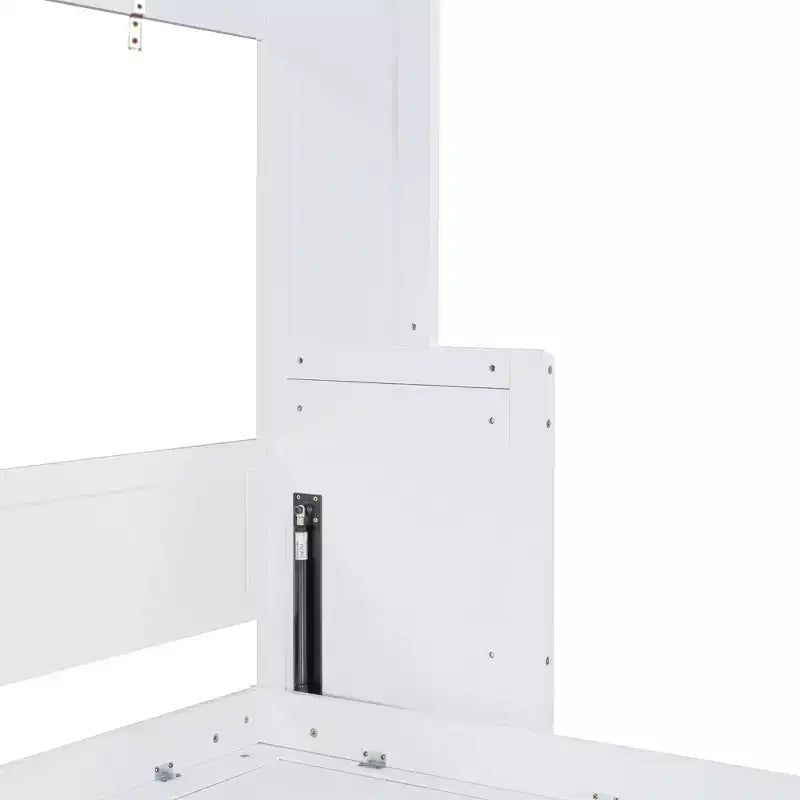 Luxystar Queen Size Modern Murphy Bed with Hydraulic Lift and Desk