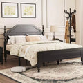 Sailvan Solid Bed Frame, Queen Bed Frame, Wooden Platform Bed Frame with Headboard & 12 Under Storage