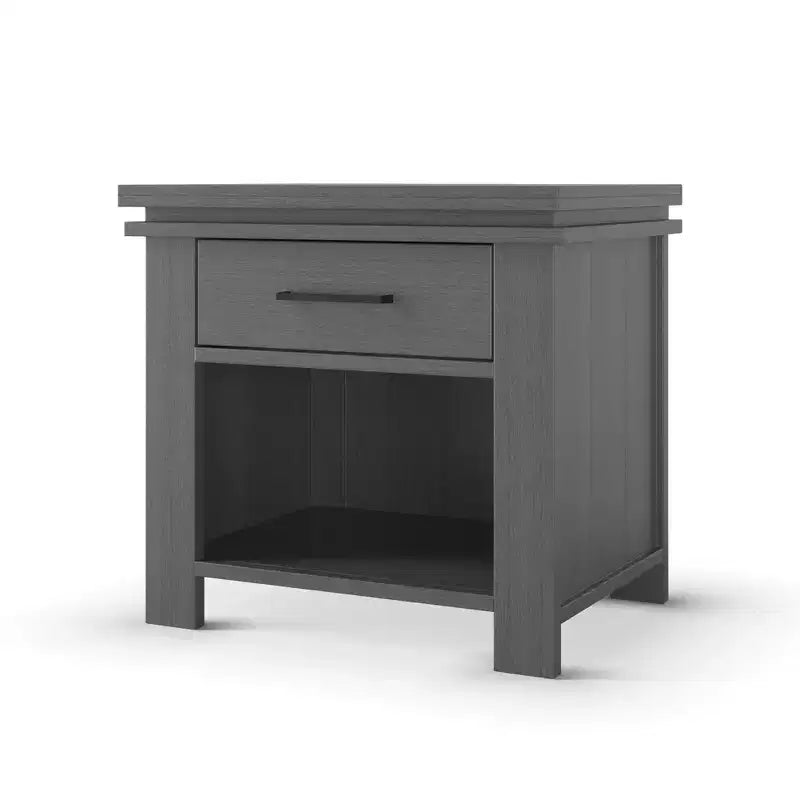 Child Craft Denman Nightstand with Drawer for Nursery or Bedroom, Large Storage Drawer, Made of Sturdy Pinewood, Non-Toxic, Baby Safe Finish