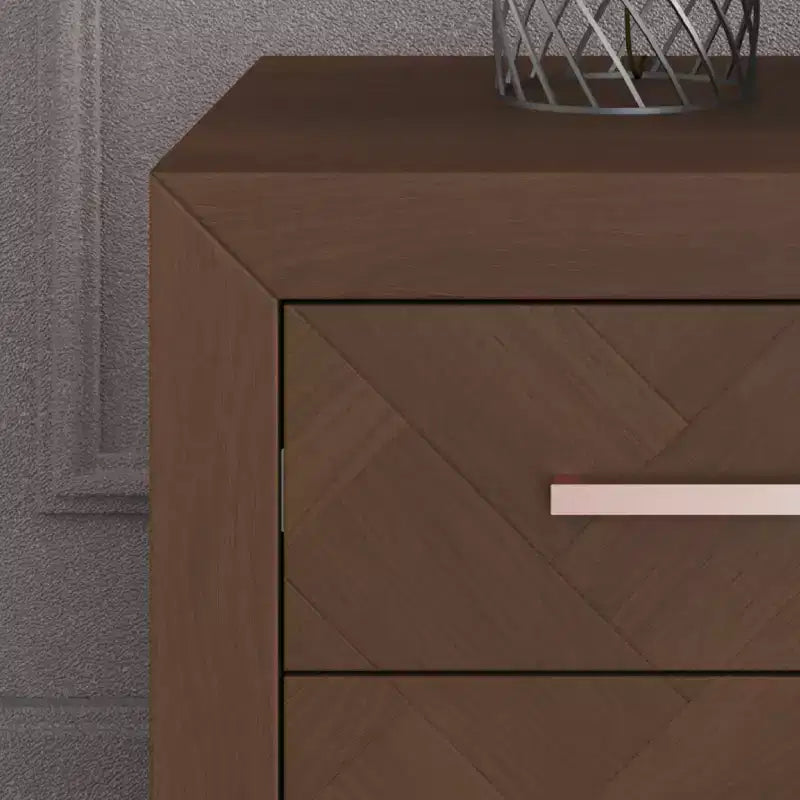 Child Craft Kieran 2 Drawer Nightstand for Nursery or Bedroom, Large Storage Drawers, Made of Sturdy Pinewood, Non-Toxic, Baby Safe Finish