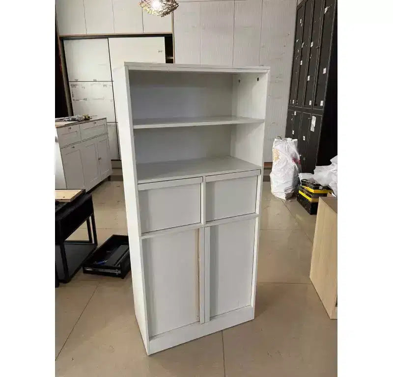 Meuble-lavabo PB avec poignées en bois,