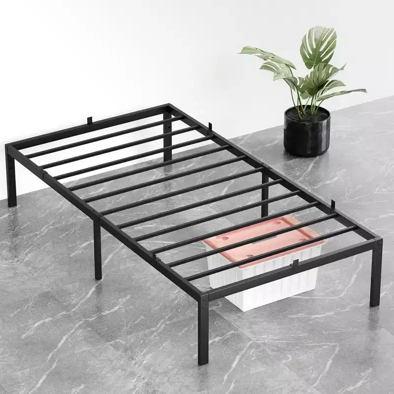 Metal Platform Bed Frame, 14 Inch Full/Queen Heavy Duty Bed Frames, Sturdy Steel Slat Support, No Box Spring Needed, Easy to Assemble
