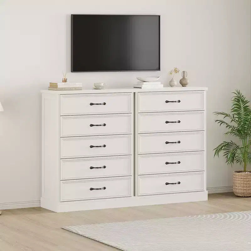 5 Dresser for Bedroom, Vertical Drawer Dresser with Storage Freestanding, Wooden Closet Storage Chest for Living Room, Bedroom, Entryway