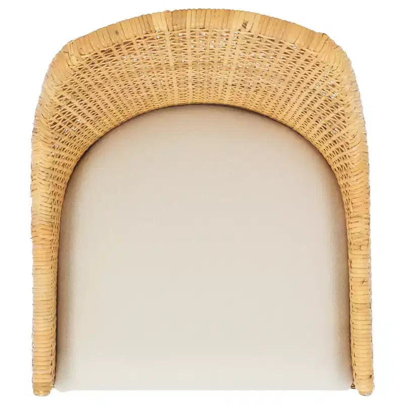 Altha Dining Chair W - DCH6506 - White/Natural - Safavieh