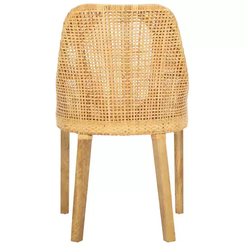 Altha Dining Chair W - DCH6506 - White/Natural - Safavieh