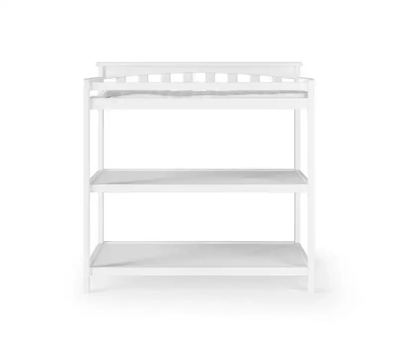 Child Craft Hampton Flat Top 4-in-1 Convertible Crib and Changing Table 2-Piece Nursery Set