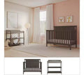 Child Craft Hampton Flat Top 4-in-1 Convertible Crib and Changing Table 2-Piece Nursery Set