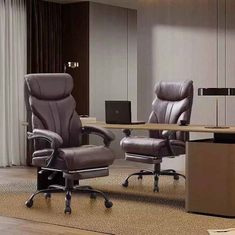 Acekool Computer Gaming Chair, Ergonomic High Back Office Chair, Wide Heavy Duty Task Desk Chair, PU Leather, 500 lbs