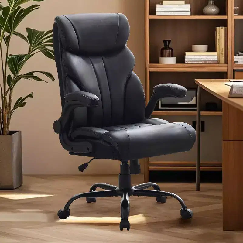 Acekool Computer Gaming Chair, Ergonomic High Back Office Chair, Wide Heavy Duty Task Desk Chair, PU Leather, 500 lbs